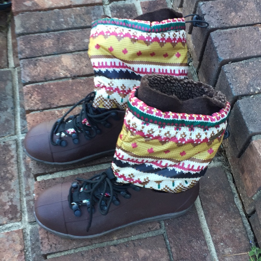 Rain/Snow Removable Multi Color Liner Booties - image 1